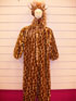 Giraffe costume with zip at the front