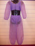 Purple Genie Costume with Multi-Coloured Squin Collar