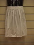 White Maid 1/2 Apron. Ties up at the back.
