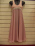 Light Pink dress with beads and jewels on bodice.