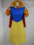 Snow White costume.
Dress with a cape and bow for hair.